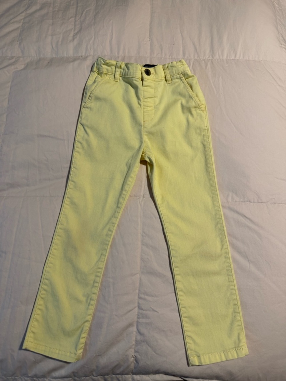 Pre-Owned Children’s Place Girl’s Yellow Straight-Leg Pants Size 5T